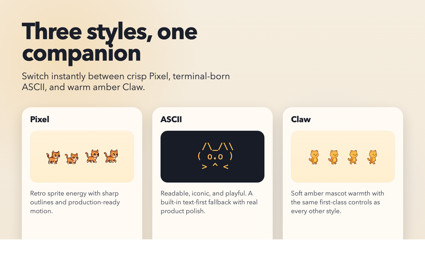 BuddyClaw styles screenshot